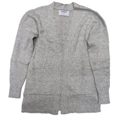 ONX02: Girls Light Grey Long Knitted Cardigan (6-12 Years)